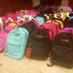 backpack drive thank you